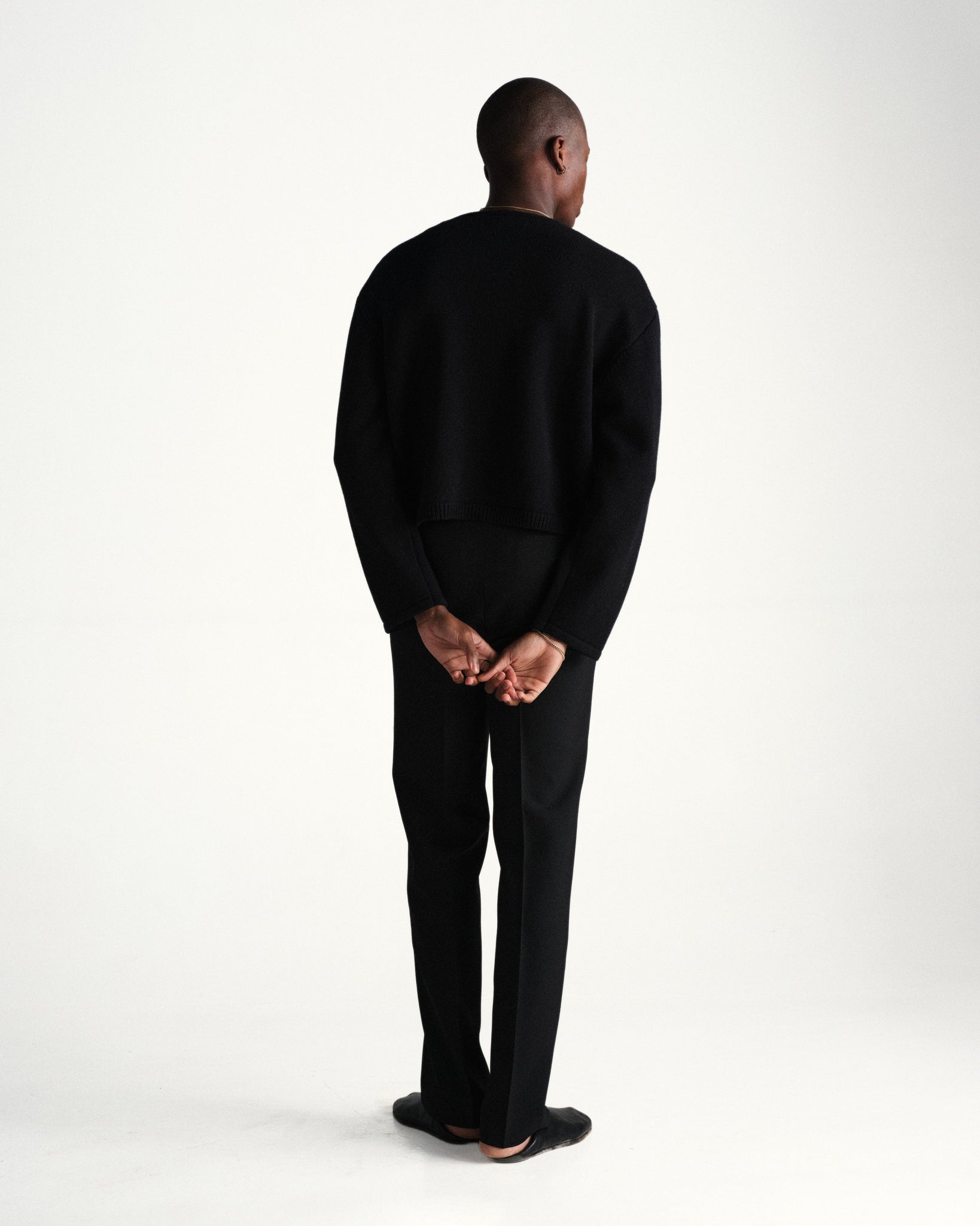 hunting sweater - black