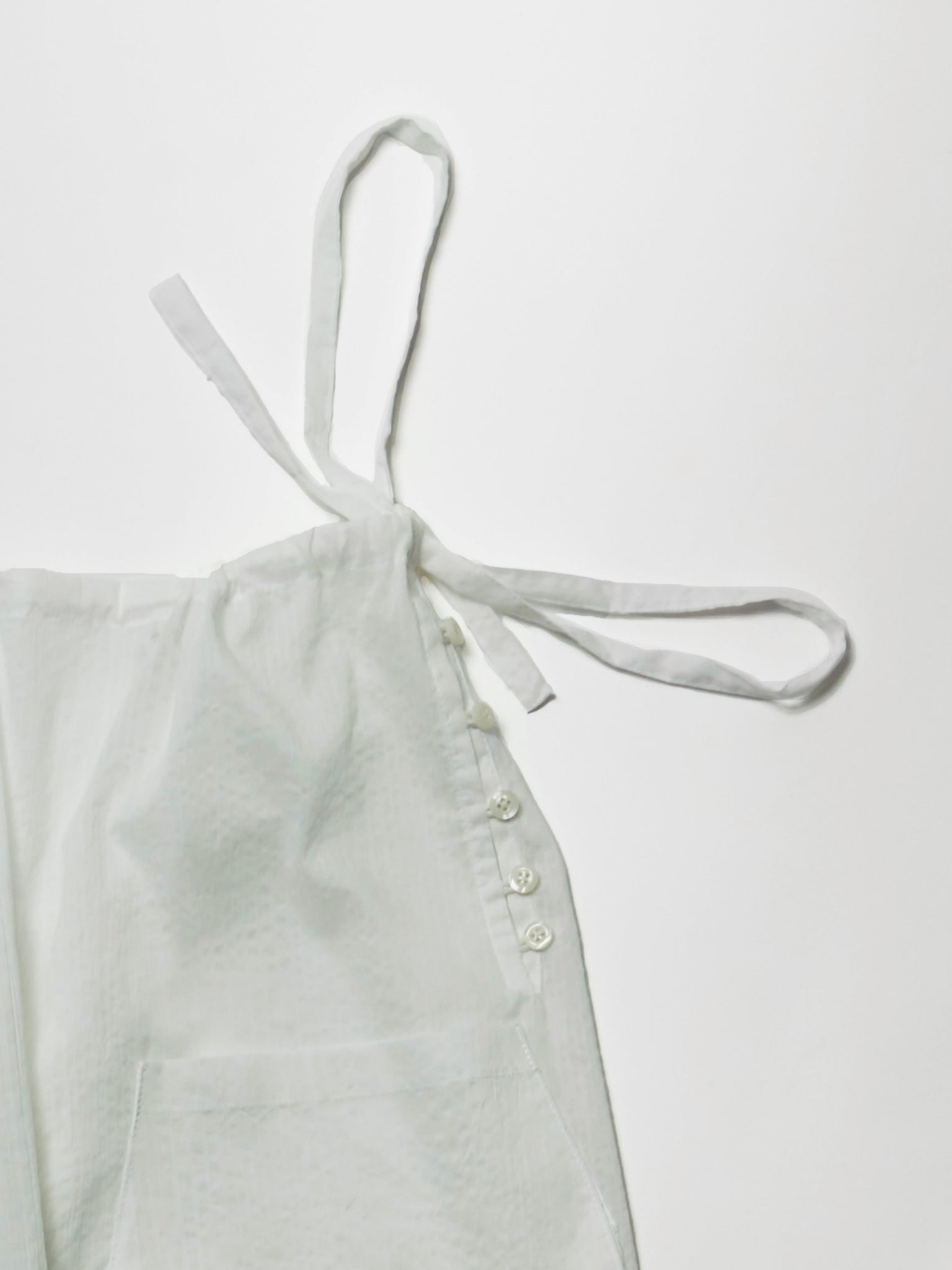 cargo pajama pants - white