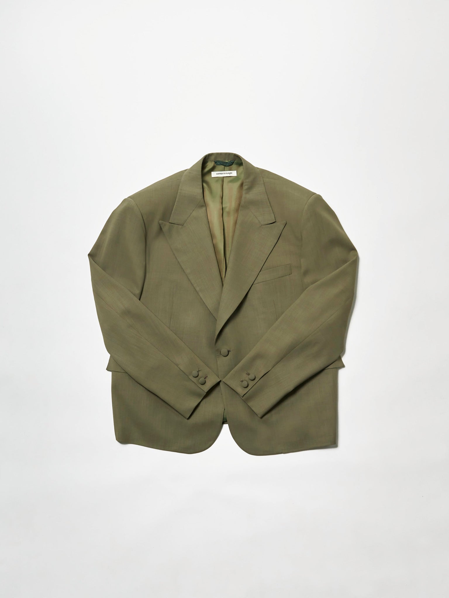 single breasted jacket - olive