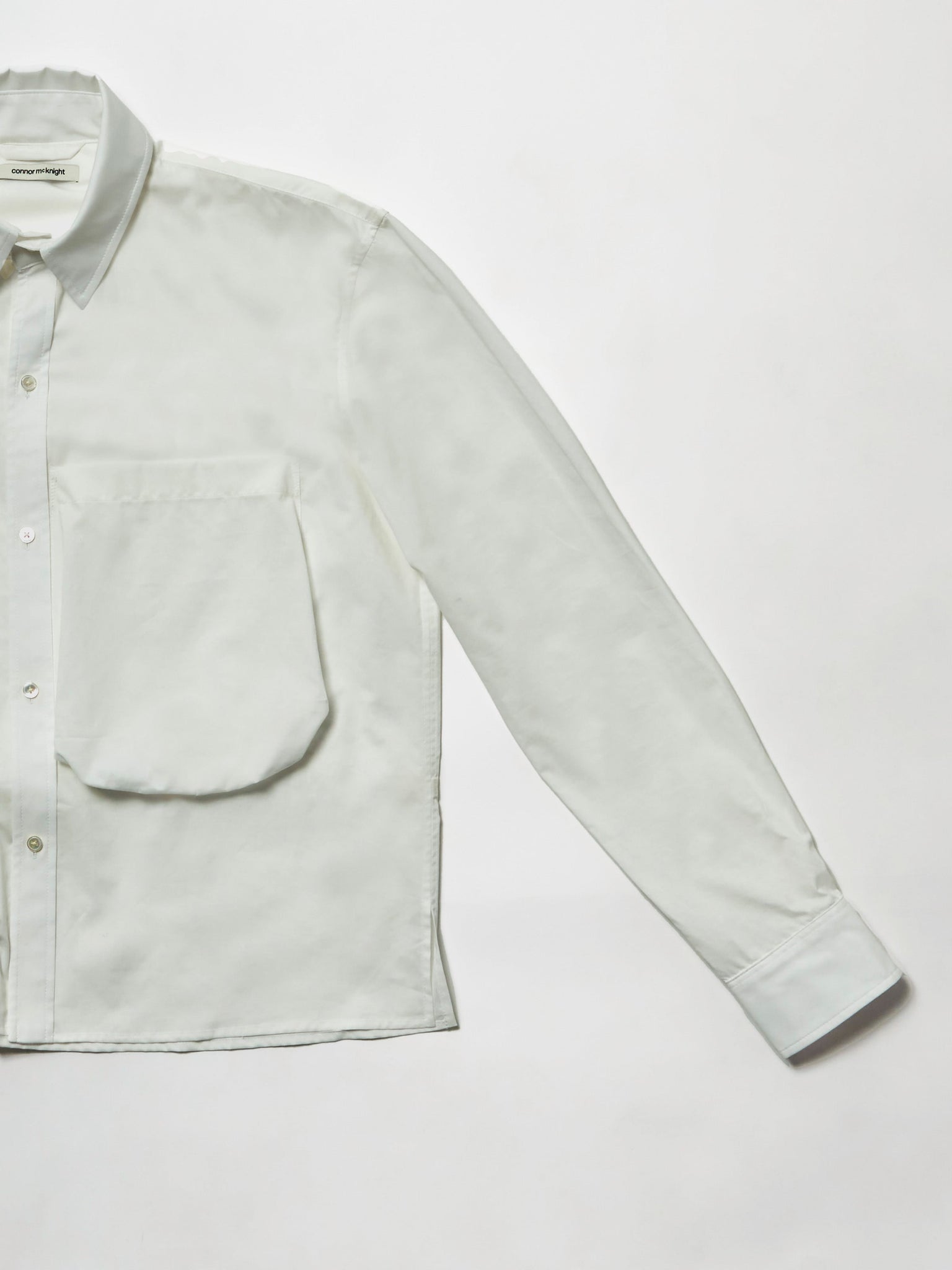 big pocket short shirt - white