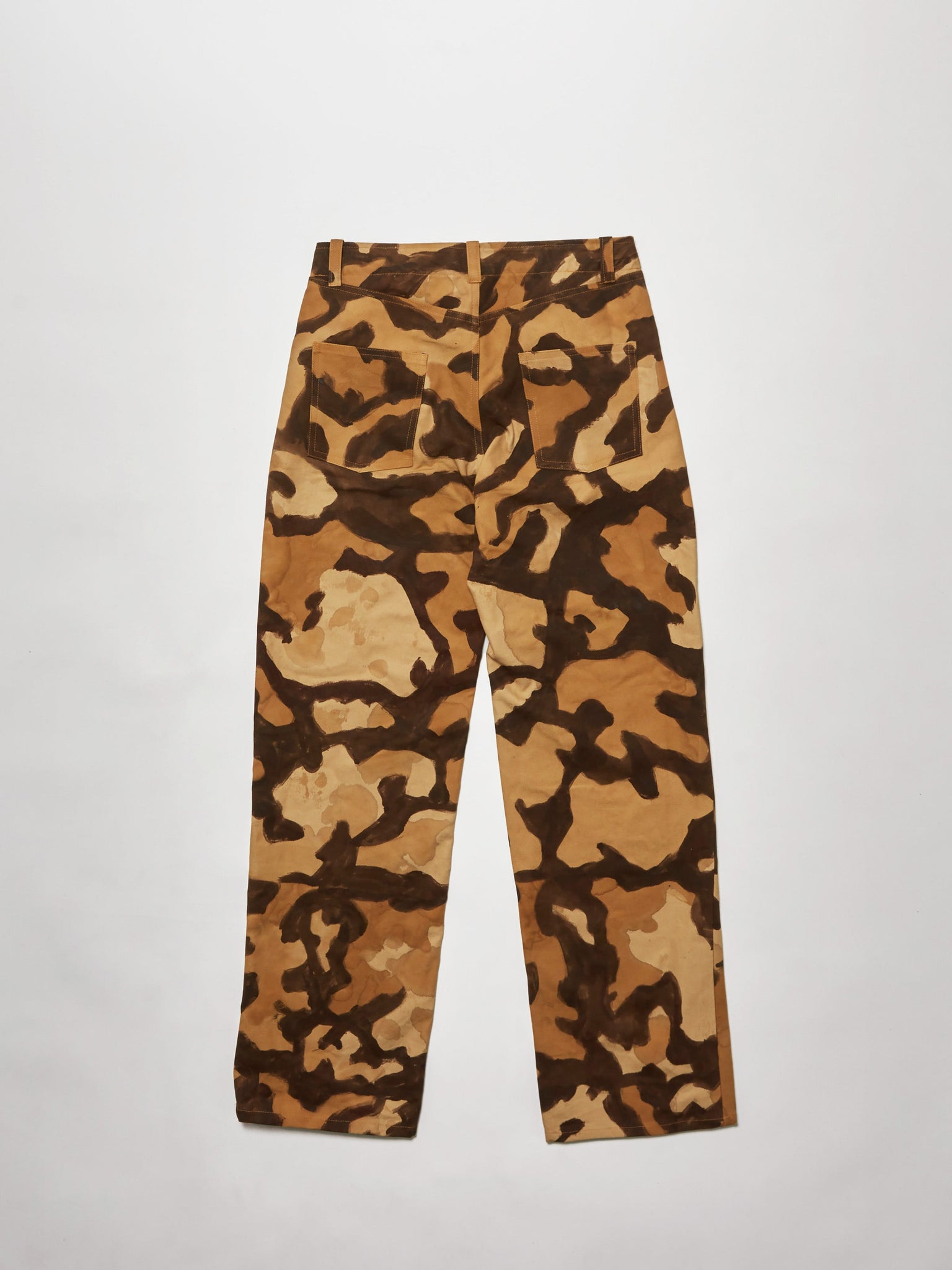 camo canvas trouser